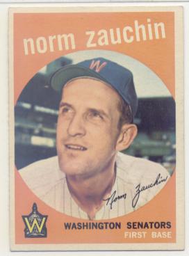 1959 Topps #311 Norm Zauchin
