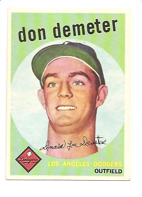 1959 Topps #324 Don Demeter