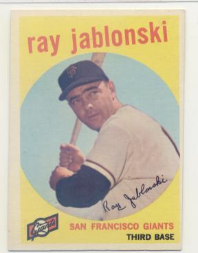 1959 Topps #342 Ray Jablonski