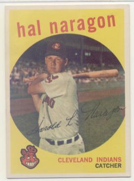 1959 Topps #376 Hal Naragon
