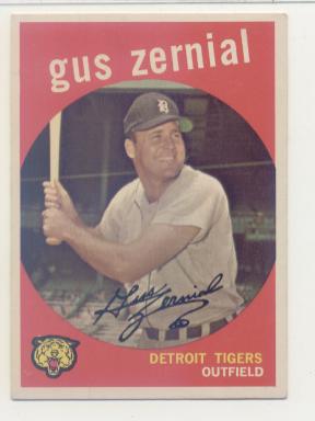 1959 Topps #409 Gus Zernial