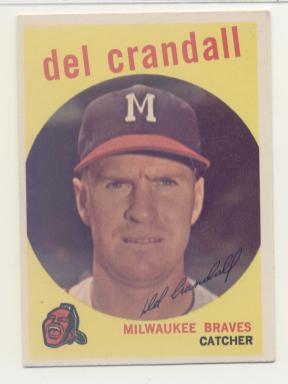 1959 Topps #425 Del Crandall