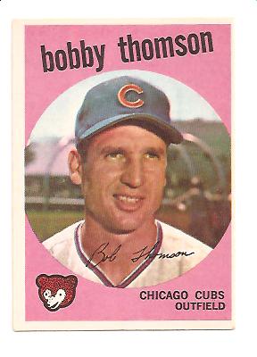 1959 Topps #429 Bobby Thomson