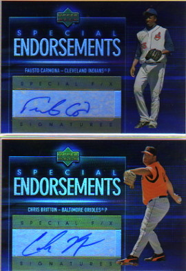 2006 Upper Deck Special F/X Special Endorsements #CB Chris Britton
