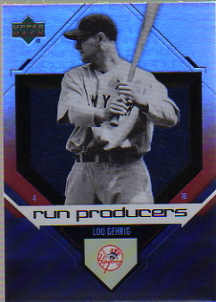 2006 Upper Deck Special F/X Run Producers #5 Lou Gehrig