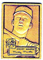 1983-91 Topps Traded Bronze Premiums #4 Mickey Mantle
