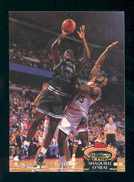 1992-93 Stadium Club #201 Shaquille O'Neal MC