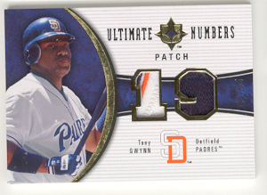 2006 Ultimate Collection Ultimate Numbers Patches
 #TG Tony Gwynn/35