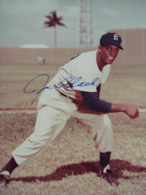 Joe Black autographed Brooklyn Dodger Picture with Coa