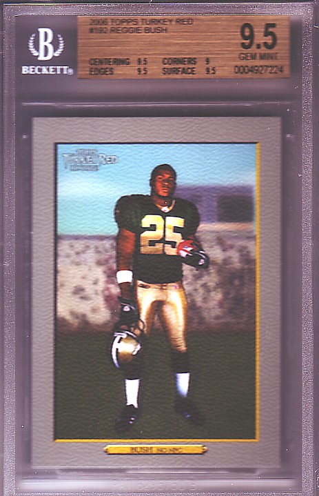 2006 Topps Turkey Red #192 Reggie Bush RC ROOKIE BGS-9.5 GEM MINT