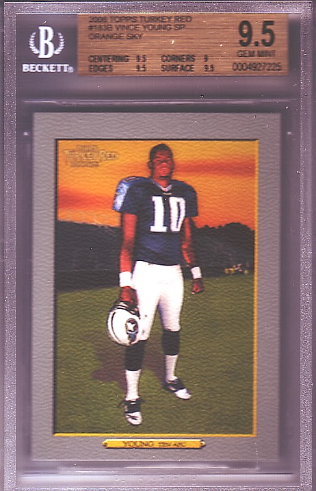 2006 Topps Turkey Red #183B Vince Young OS SP RC ROOKIE BGS-9.5 GEM MINT