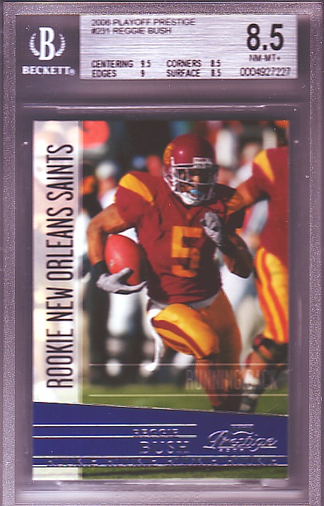 2006 Playoff Prestige #231 Reggie Bush RC ROOKIE BGS-8.5 NM/MT+