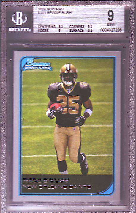 2006 Bowman #111 Reggie Bush RC ROOKIE BGS-9.0 MINT