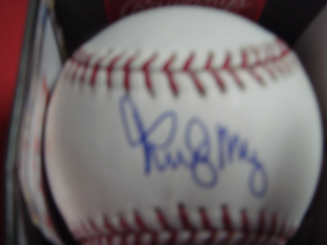 Rudy May Autographed Official Mlb Baseball with Tri Star Coa