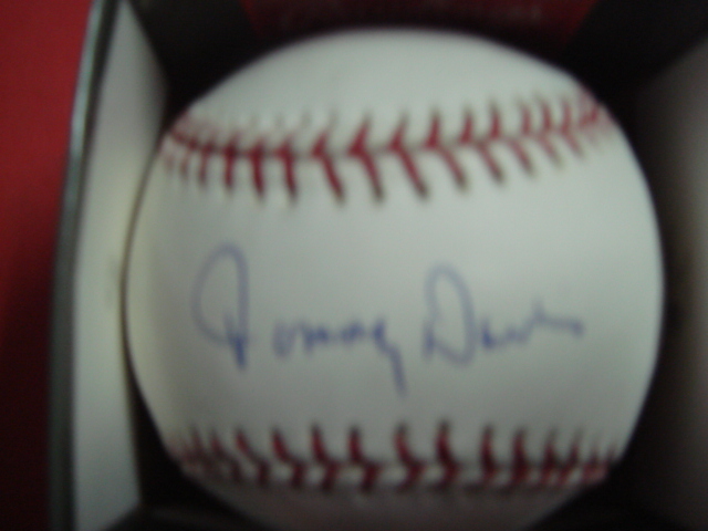 Tommy Davis autographed Official Mlb baseball With Tri Star Coa
