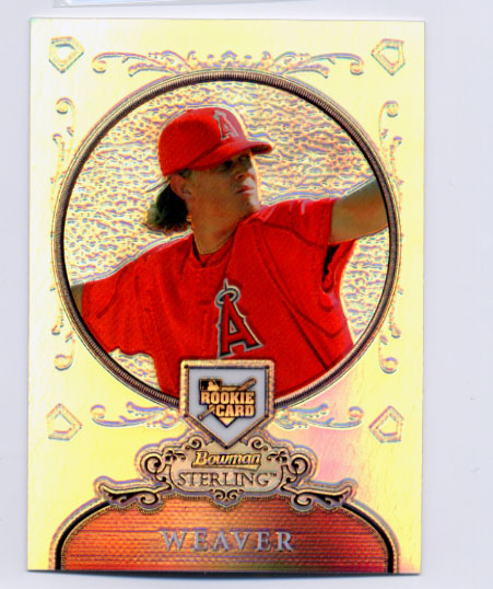 2006 Bowman Sterling Refractors #JW Jered Weaver