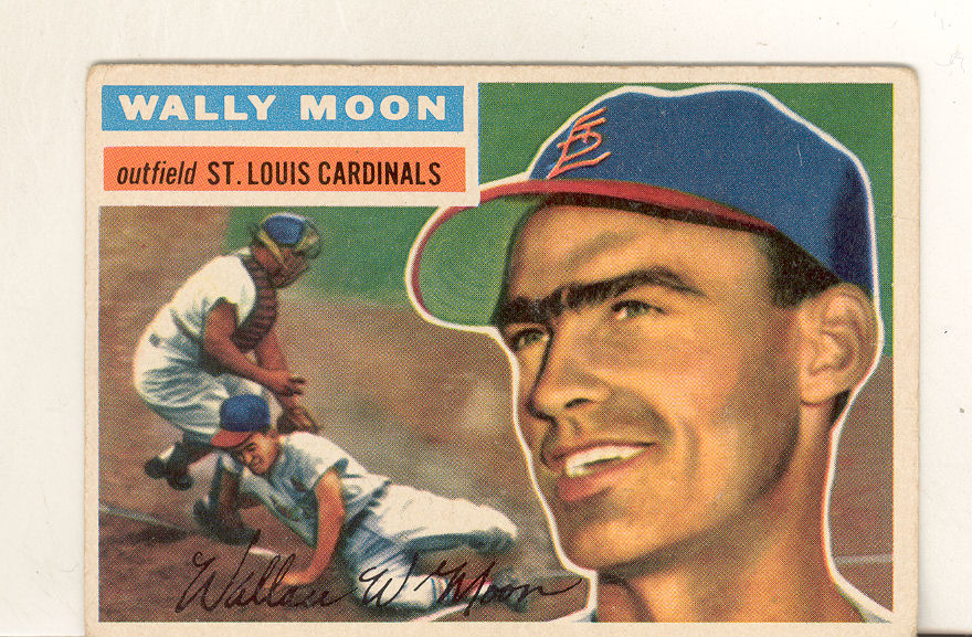 1956 Topps #55 Wally Moon