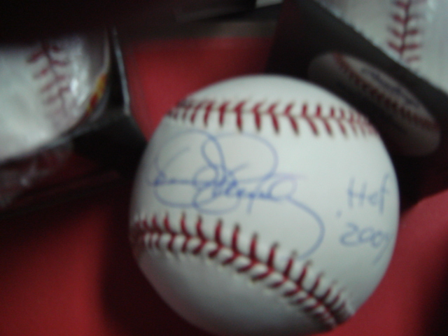 Dennis Eckersley  HOF 2004 Autographed Official Mlb Baseball with Steiner Coa 