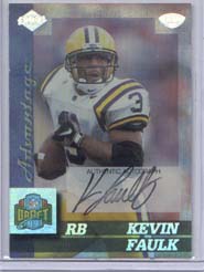 1999 Collector's Edge Advantage Rookie Autographs #165 Kevin Faulk