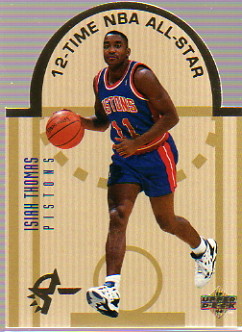 1993-94 Upper Deck SE Die Cut All-Stars #E6 Isiah Thomas