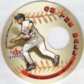 2003 Fleer Hardball On the Ball Game Used #NG Nomar Garciaparra Jsy