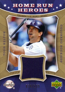 2004 Sweet Spot Home Run Heroes Jersey #TH Todd Helton