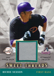 2004 Sweet Spot Sweet Threads #RS Richie Sexson