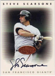 1996 Leaf Signature Autographs #204 Steve Scarsone