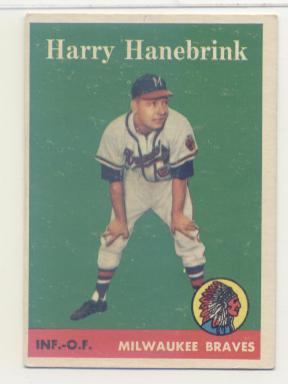 1958 Topps #454 Harry Hanebrink RC
