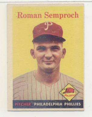 1958 Topps #474 Roman Semproch RC