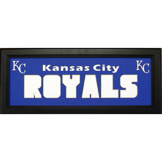 Kansas City Royals - Sports Card / Photo Black Display Frame 