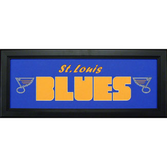 St. Louis Blues - Sports Card / Photo Black Display Frame
