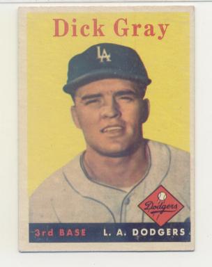 1958 Topps #146 Dick Gray RC