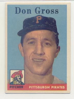 1958 Topps #172 Don Gross