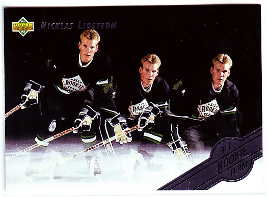 1992-93 Upper Deck All-Rookie Team #AR4 Nicklas Lidstrom