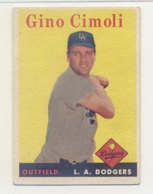 1958 Topps #286 Gino Cimoli