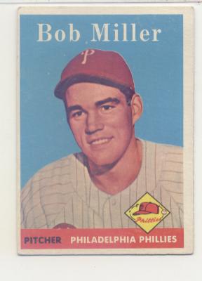 1958 Topps #326 Bob Miller