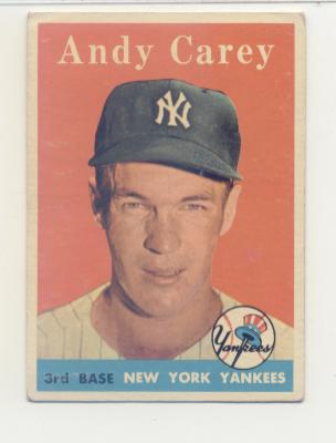 1958 Topps #333 Andy Carey