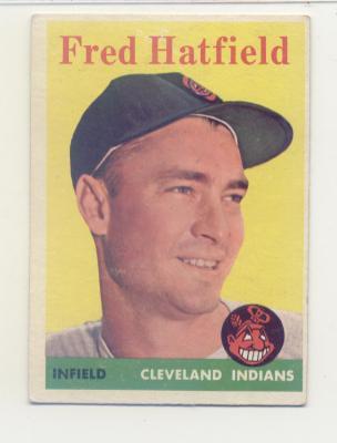 1958 Topps #339 Fred Hatfield