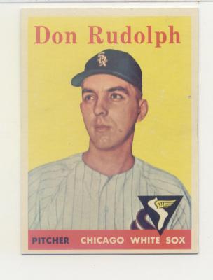 1958 Topps #347 Don Rudolph RC