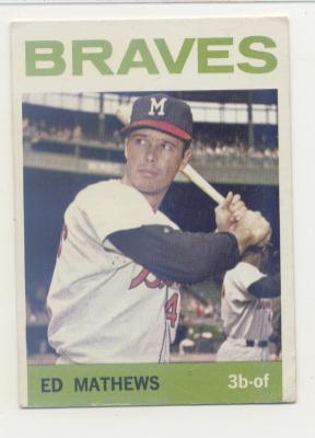 1964 Topps #35 Eddie Mathews