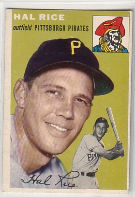 1954 Topps #95 Hal Rice