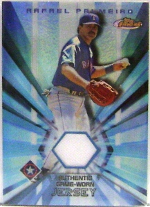 2002 Finest Jersey Relics #FJRRP Rafael Palmeiro