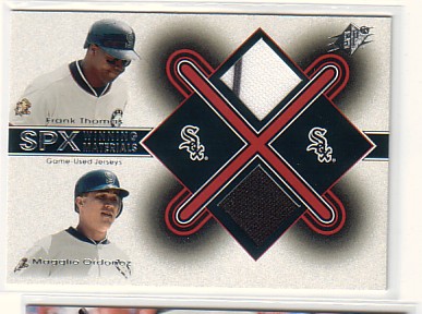 2001 SPx Winning Materials Update Duos #FTMO Frank Thomas/Magglio Ordonez