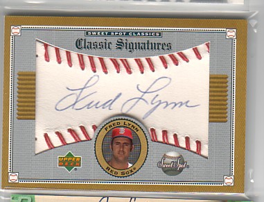 2002 Sweet Spot Classics Signatures #SFL Fred Lynn