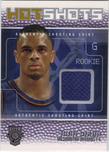 2002-03 Fleer Hot Shots Hot Shots Inserts Game-Used #JD Juan Dixon