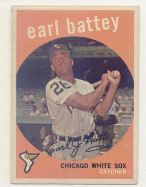 1959 Topps #114 Earl Battey