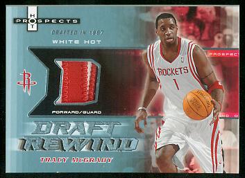 2006-07 Fleer Hot Prospects Draft Rewind Patches #TM Tracy McGrady