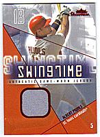 2005 Fleer Showcase Swing Time Jersey Red #AP Albert Pujols