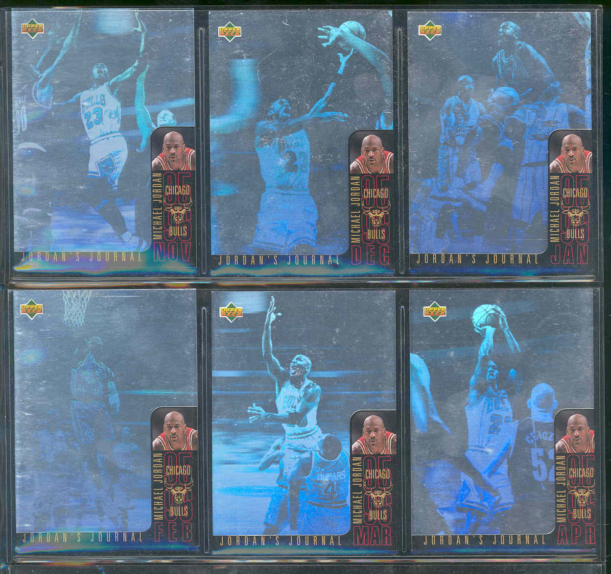 1996-97 Collector's Choice Int'l German Jordan's Journal Complete Set Beckett Value $75 